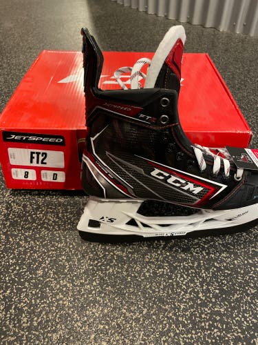New CCM Regular Width Size 8 JetSpeed FT2 Hockey Skates