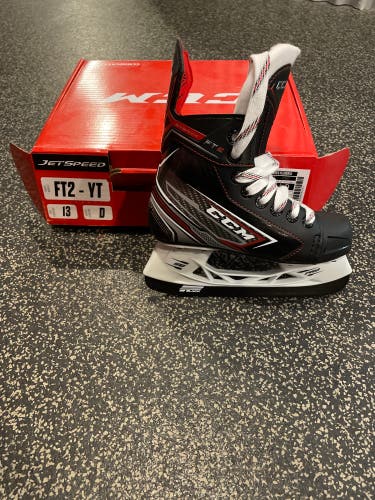 New CCM Regular Width Size 13 JetSpeed FT2 Hockey Skates