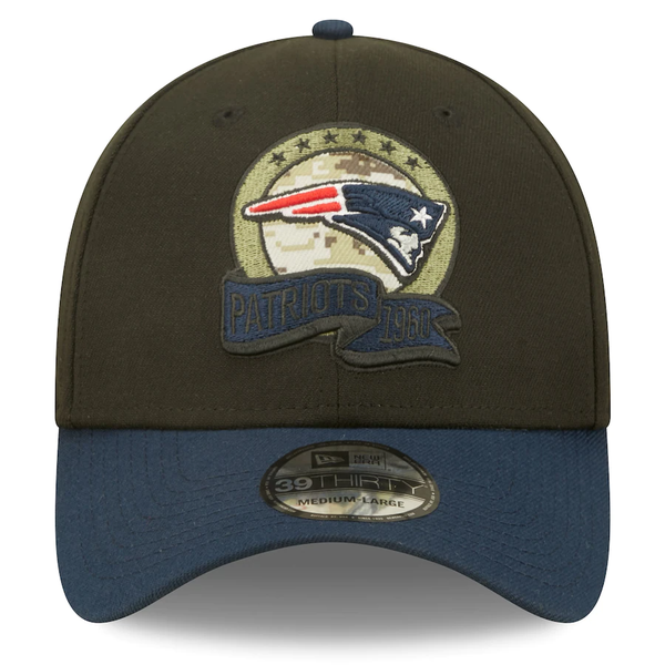 New Era New Orleans Saints Salute to Service 2022 39Thirty Stretch Hat, CURVED HATS, CAPS