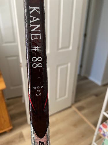 Patrick Kane Senior Bauer Left Hand Vapor 1X Lite Hockey Stick Mid Pattern Pro Stock