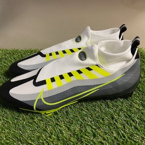Nike Vapor Edge Pro 360 Football Cleats Grey Volt Men's Size 15 DQ3670-071 NEW