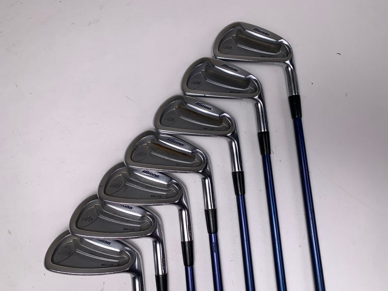Mizuno MX 23 Iron Set 3-PW Exsar Blue Regular Graphite Mens RH
