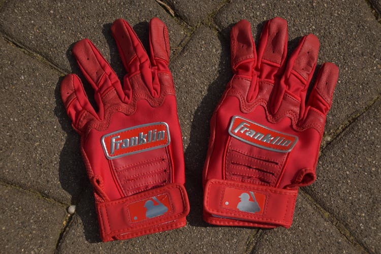 Used Small Franklin Batting Gloves