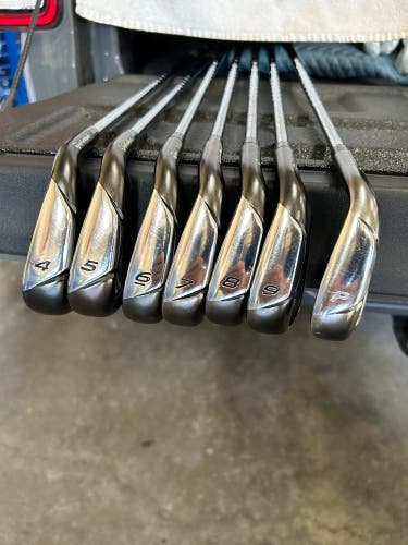 Men's Right Handed Stiff Flex Steel Shaft Burner 2.0 Iron Set