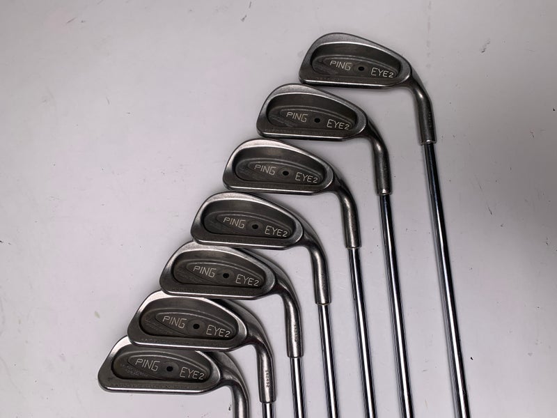 Ping Eye 2 Iron Set 4-PW Black Dot Karsten ZZ-Lite Regular Steel Mens RH