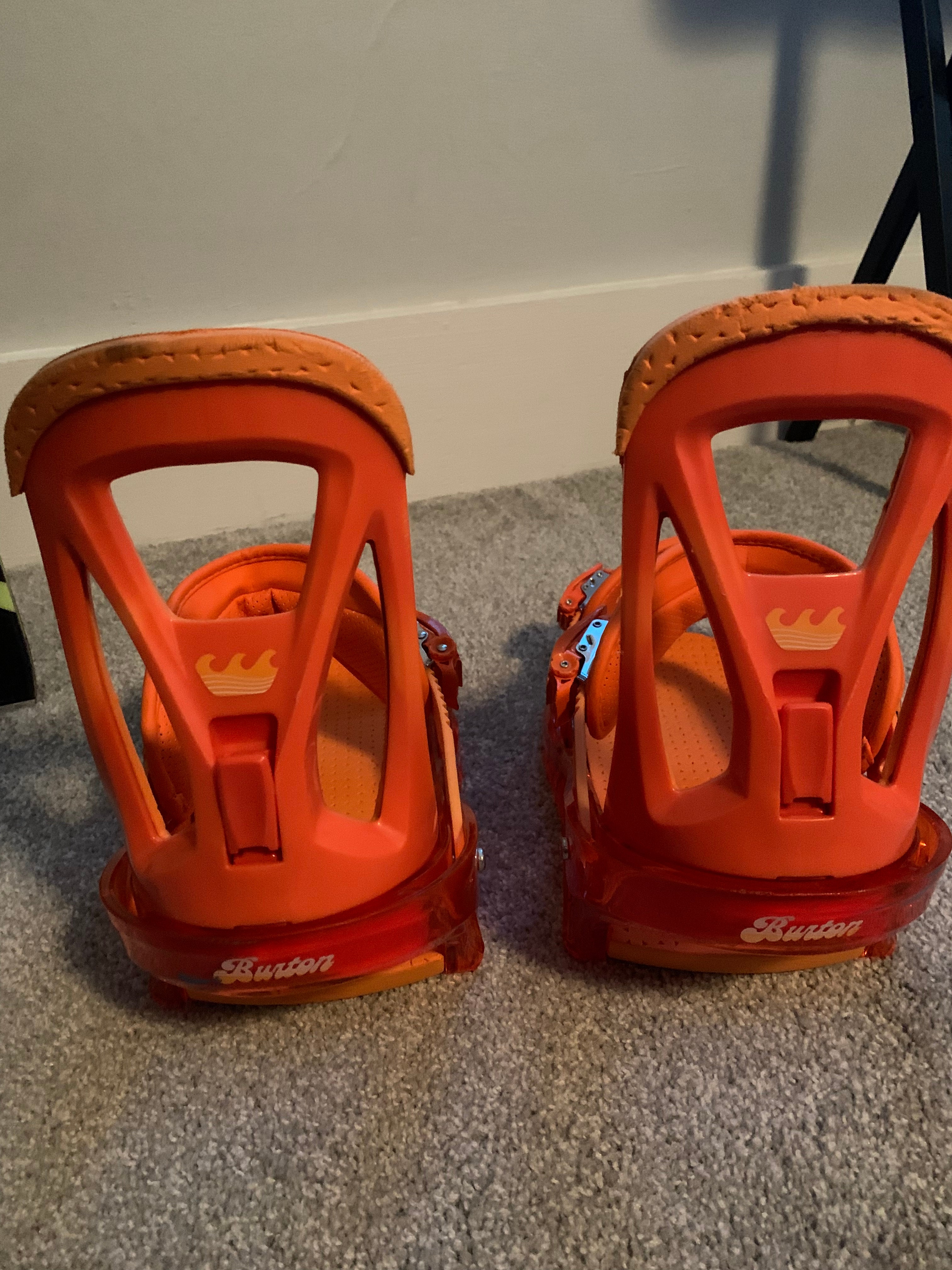 Unisex Used Large Burton Freestyle Snowboard Bindings SidelineSwap