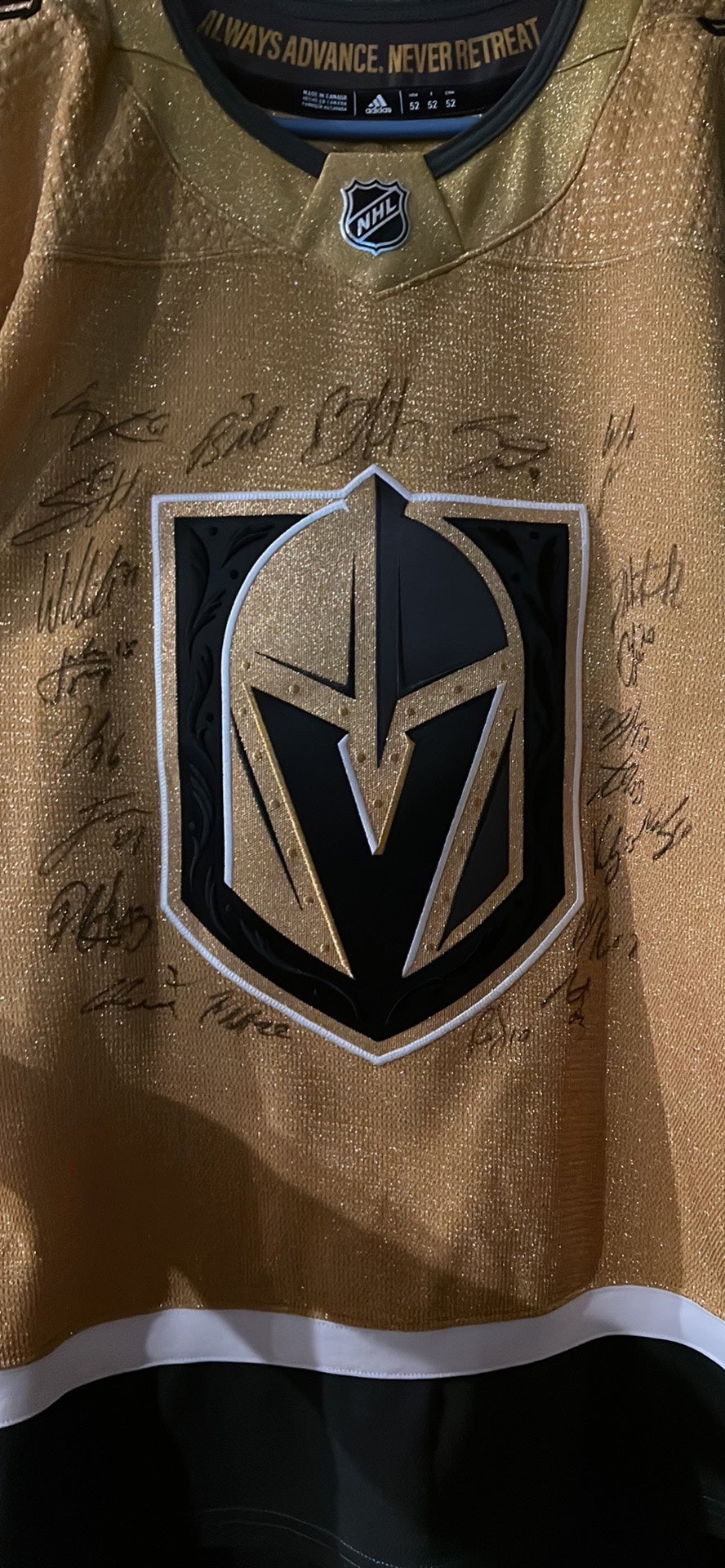 Vegas Golden Knights 22/23 Team Signed Jersey