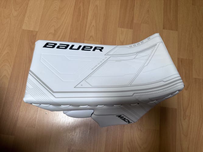 Brand New Bauer Mach Blocker Senior Regular White