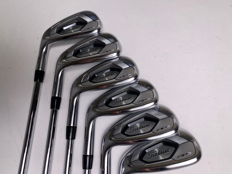 Titleist 718 AP3 Iron Set 6-PW+AW NS Pro 880 AMC Stiff Steel Mens LH
