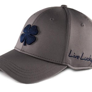 NEW Black Clover Live Lucky Premium Clover #27 Gray/Navy Fitted L/XL Golf