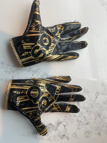 Black Youth Small Adidas Adizero Gloves