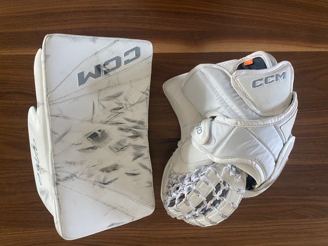 CCM AXIS 2 Intermediate Pro Glove and Blocker
