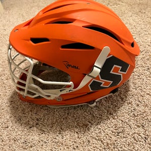 Syracuse Lacrosse game used STX rival helmet
