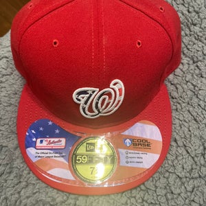 Red New 7 3/4 New Era Hat