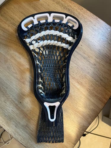 Reebok Lax 10K lacrosse head strung  in Blue/white