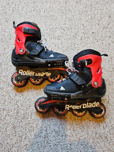 Used Rollerblade Microblade Inline Skates Regular Width Size 5