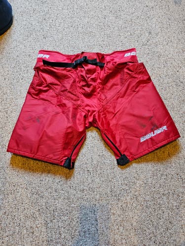 Red Used XL Bauer Supreme 190 Pant Shell
