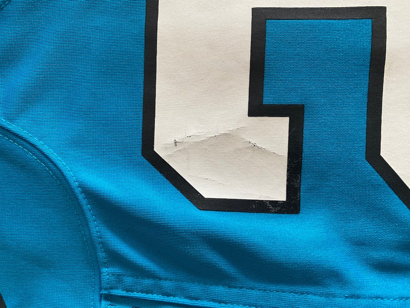 Nike Authentic McCaffrey Blue Panthers Jersey (Medium)