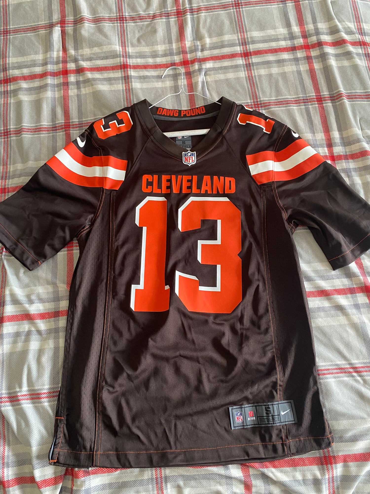 Men's Cleveland Browns Odell Beckham Jr Nike Brown Game Jersey