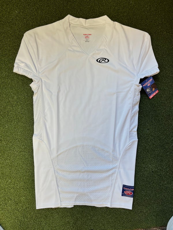 Rawlings Youth Eagles Short Sleeve Jersey White - Size XL