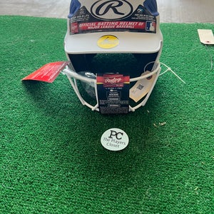 Rawlings Liberty White Softball Batting Helmet - 6 1/2 - 7 1/2