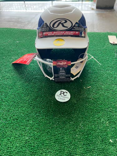 Rawlings Liberty White Softball Batting Helmet - 6 1/2 - 7 1/2