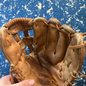 Re-laced/reconditioned Rawlings KM10 “Mike Schmidt” Infield Glove-11.5’ RHT