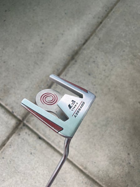 Used Men's Odyssey White Ice F7 Right Mallet Putter 35"