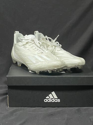 White Adult Molded Cleats Adidas Cleats