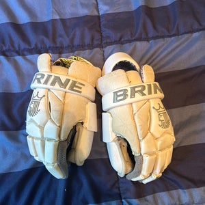 Used Goalie Brine Small King Superlight III Lacrosse Gloves