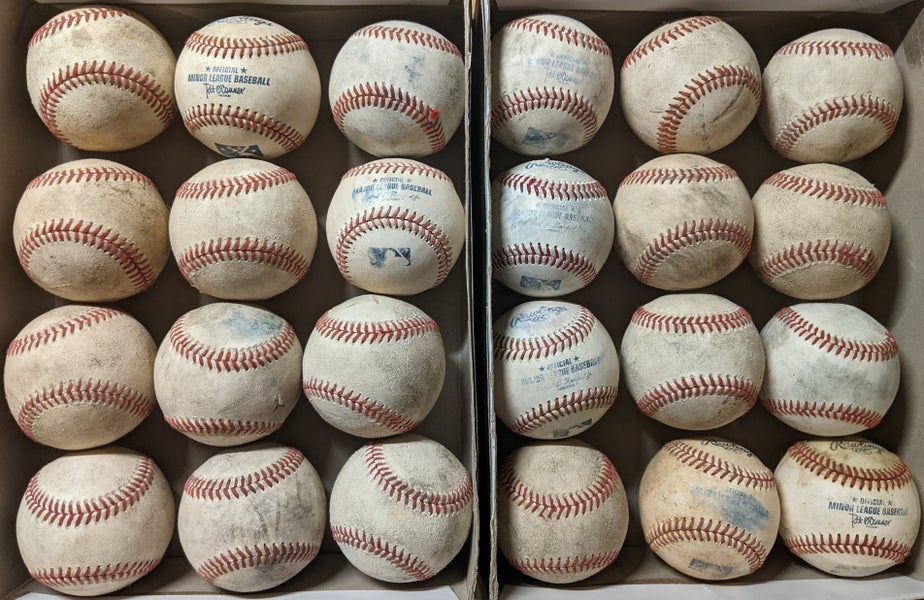 Used random Baseballs 18 Pack