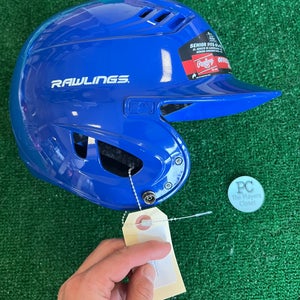 New Sr Fits - 6 7/8 - 7 5/8 Rawlings Velo blue Batting Helmet
