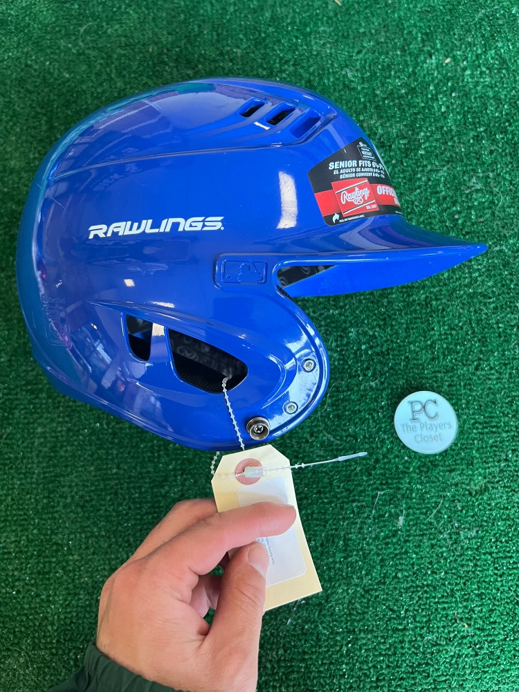 Sr Fits - 6 7/8 - 7 5/8 Rawlings Velo blue Batting Helmet