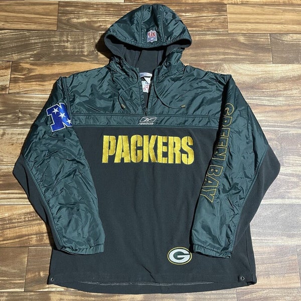 Green Bay Packers Reebok NFL Authentic Sideline Winter Jacket Men’s M(3  Pockets)