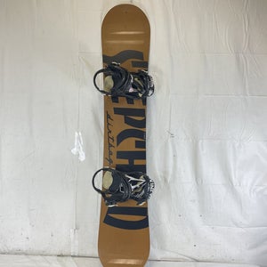 Used Stepchild Dirtbag 156 Cm Mens Snowboard Combo W Flux Ds Bindings
