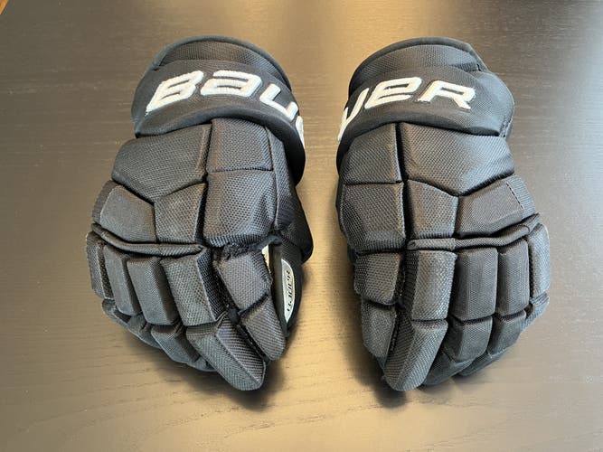 Used Bauer Supreme 3S Pro Gloves 14" Black