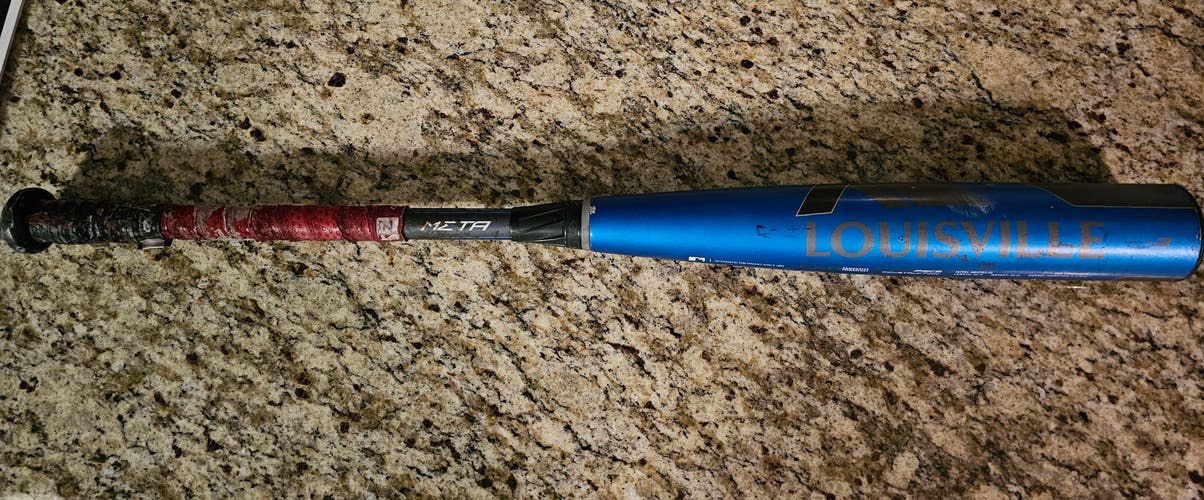 Used BBCOR Certified 2020 Louisville Slugger Composite Meta Bat (-3) 29 oz 32"