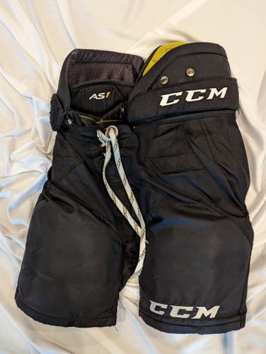 CCM AS1 Hockey Pants Senior Small Black