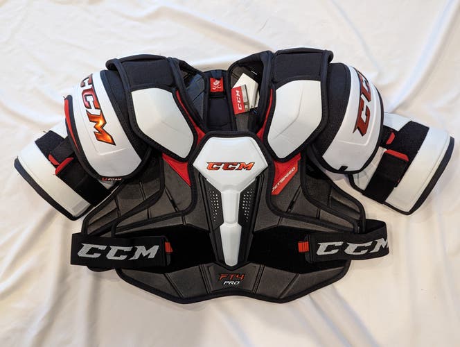 CCM JetSpeed FT4 Pro Shoulder Pads Senior Large
