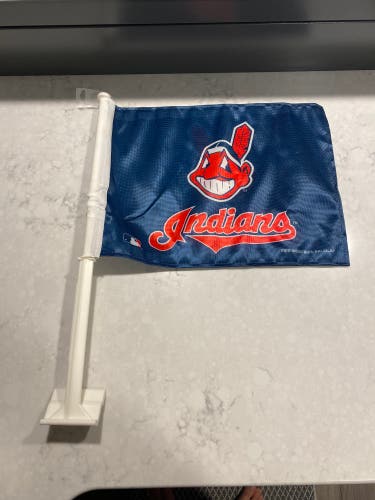 Cleveland Indian’s car flag
