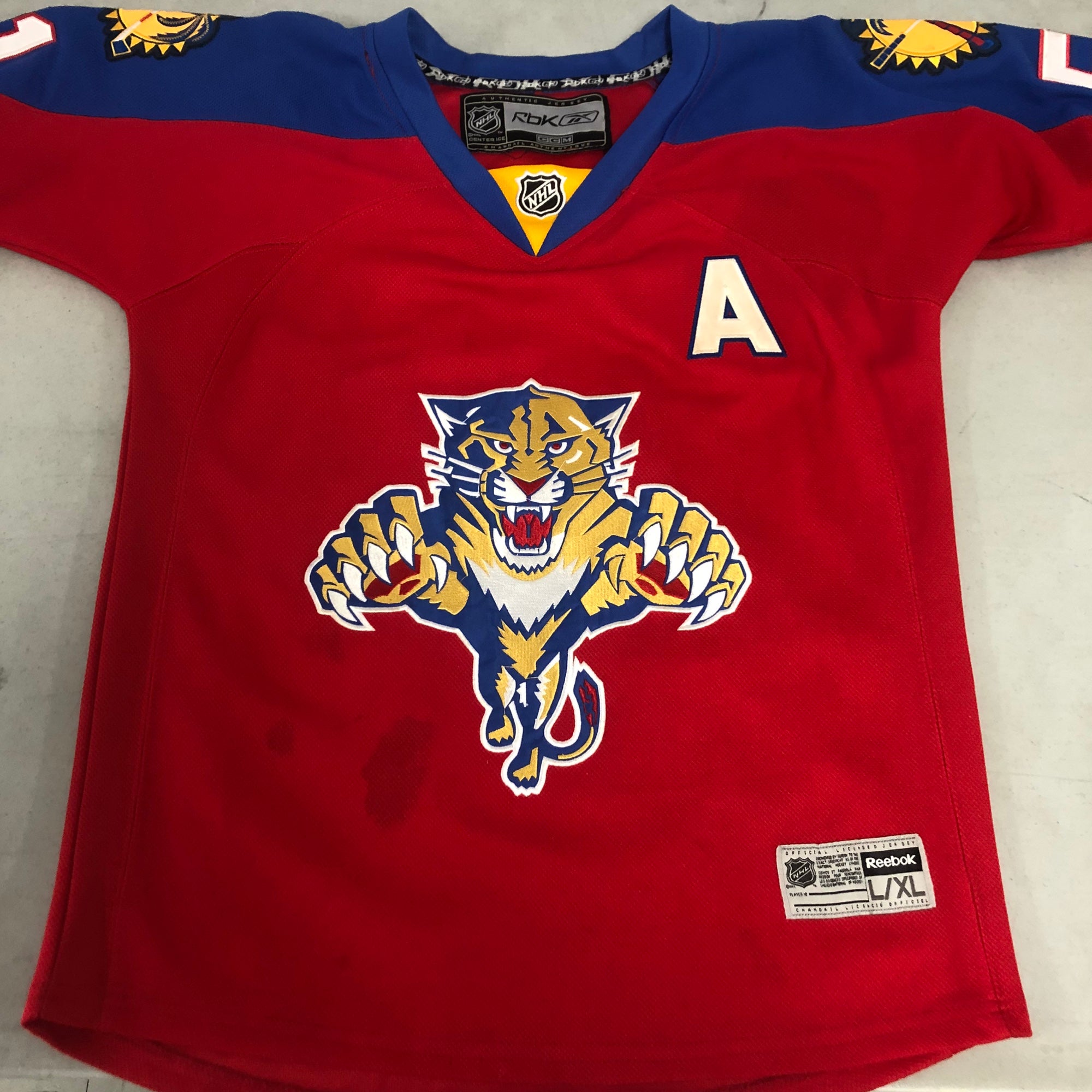 NEW Florida Panthers youth L/XL jersey