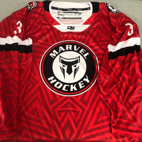 Marvel Hockey adult size 52 game jersey #3