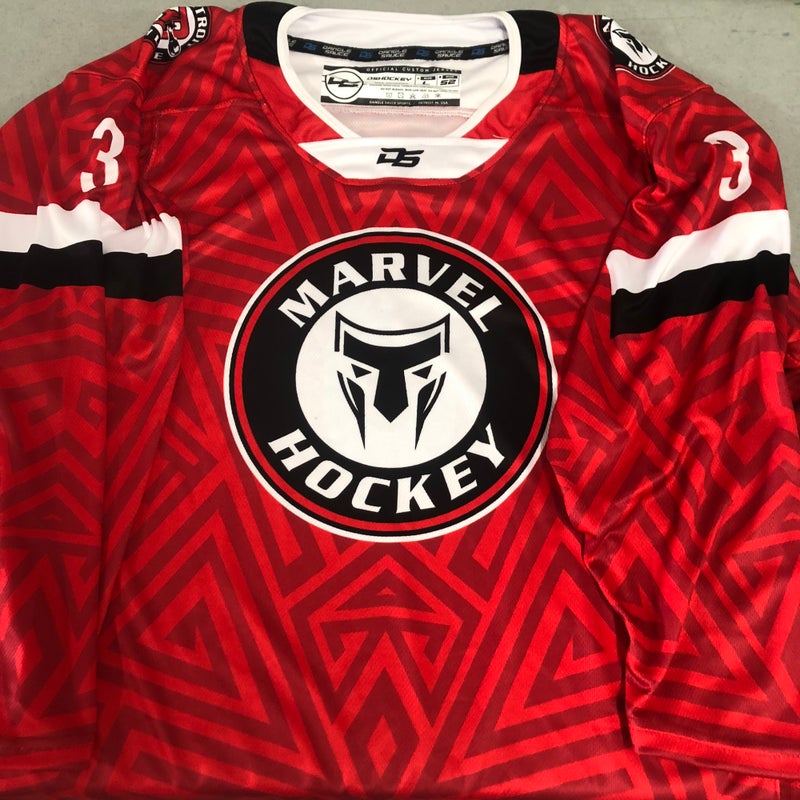 Game used Twin City Steel hockey jersey size 52