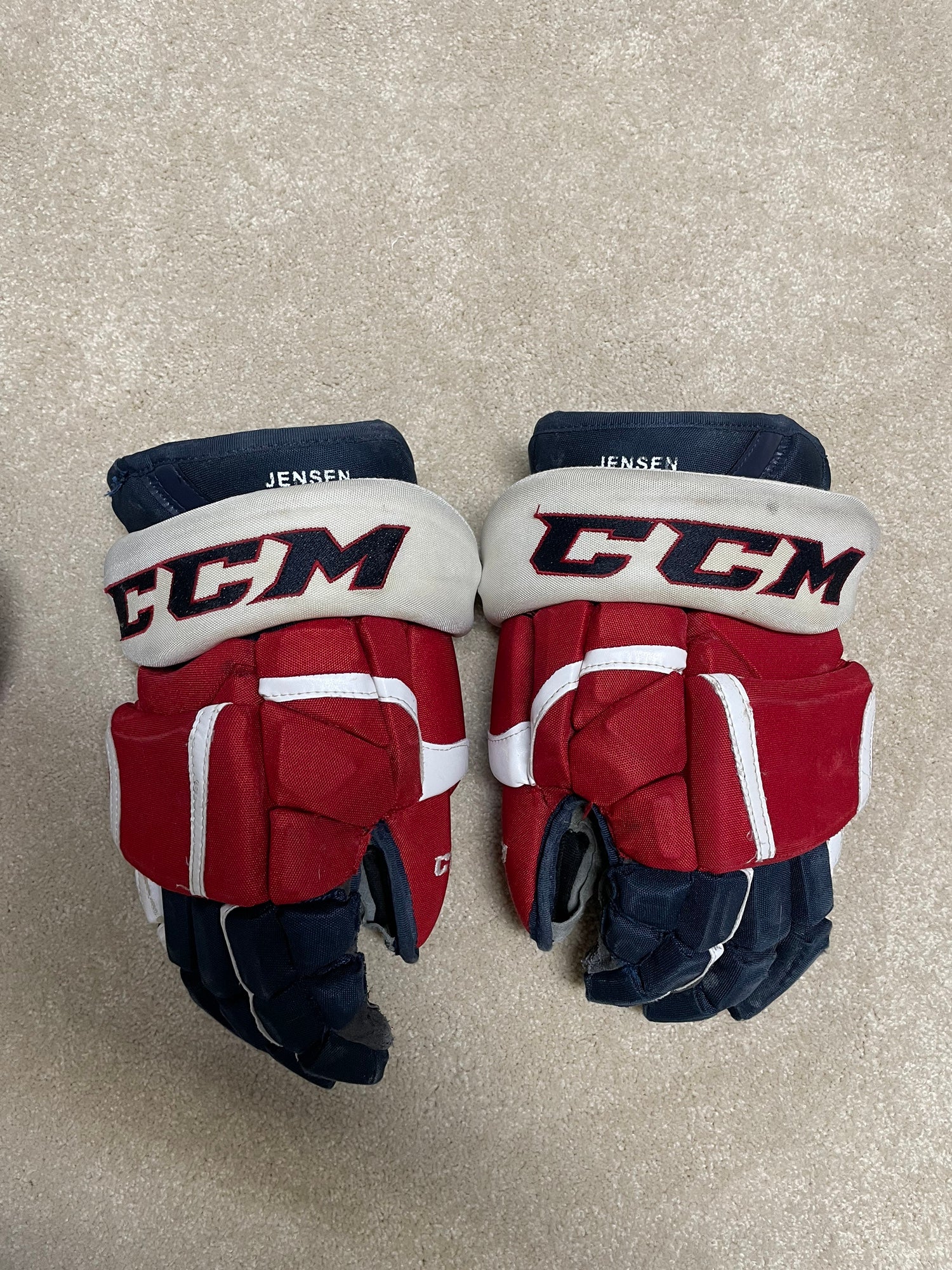 14” Washington Capitals CCM Pro Stock Gloves