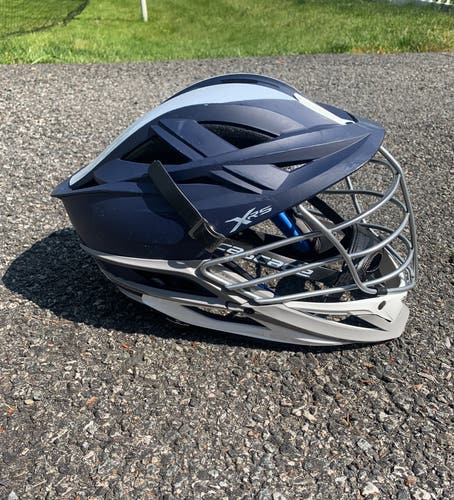 Cascade XRS Helmet - Navy Blue with Crome Facemask (Retail: $330)
