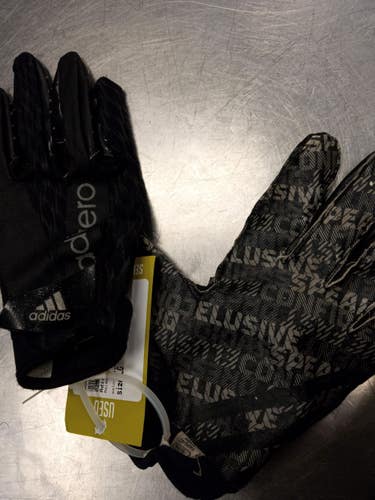 Adidas Used Large Black Gloves