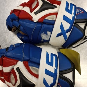 STX Used Blue 13" Lacrosse Gloves