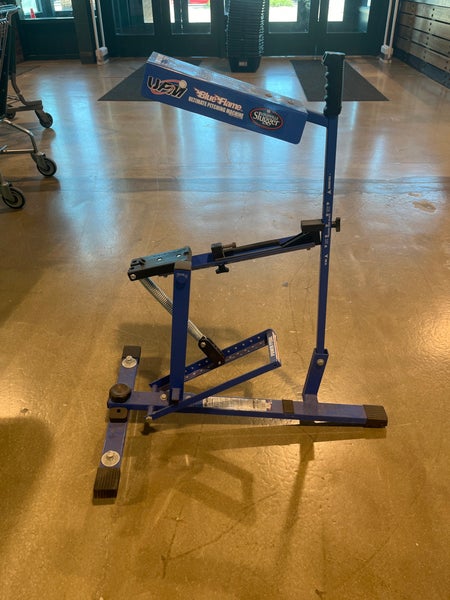 Used Louisville Slugger Blue Flame Pitching Machine