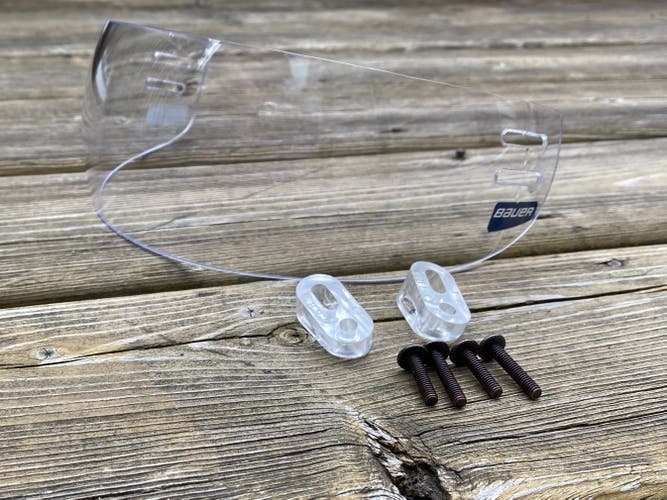 Pro Stock Bauer 55P Visor (Includes spacers & screws)