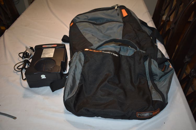 NEW - Shock Doctor Power Dry Hockey Bag - PLUS - Power Dry Blower/Dryer